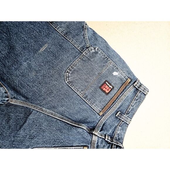 Wrangler Riggs Workwear Jeans Men's Size 38x34 Relaxed Fit Denim Pants - Picture 15 of 16